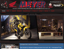 Tablet Screenshot of motorrad-meyer.com